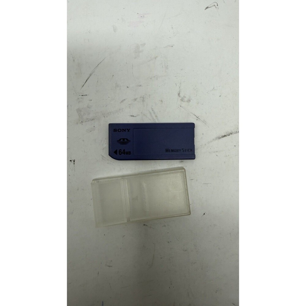 Sony Memory Stick 64MB MSA-64A Original Vintage Flash Storage Card Made in Japan